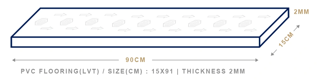 The first manufacturer of white back PVC flooring